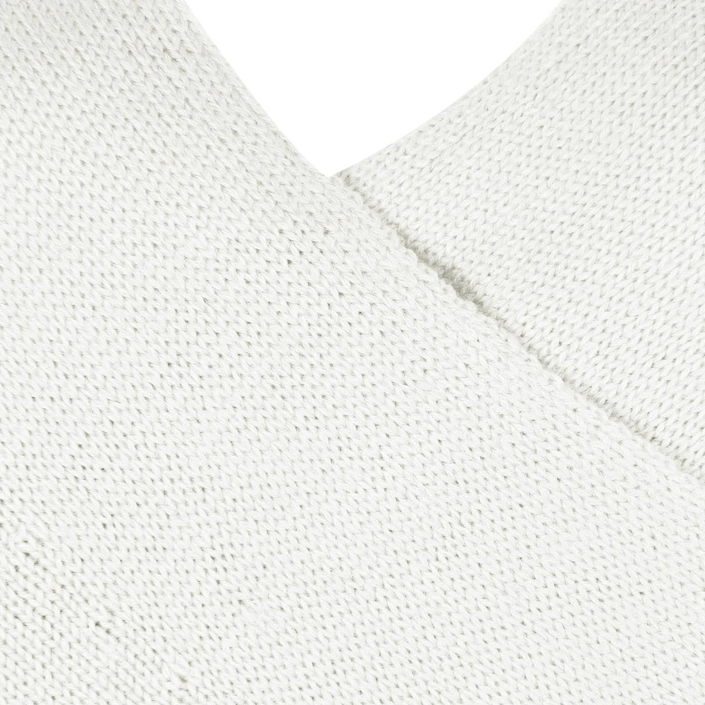 ☆HP☆ Crisscross Front Knit Sweater in Off White - Picture 5 of 7